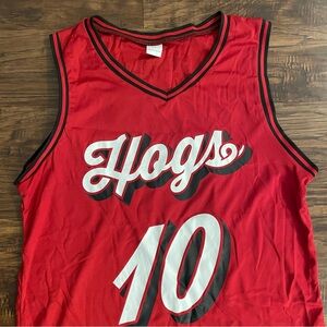 Arkansas Razorbacks “Hogs” Basketball Jersey XL